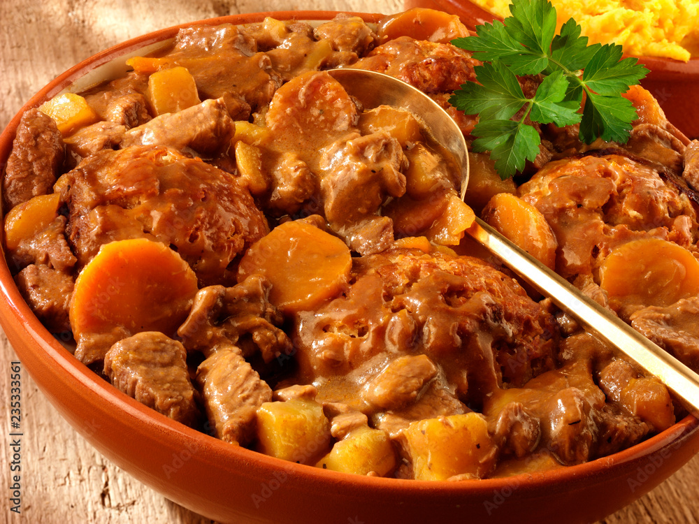 Canvas Prints beef casserole with dumplings