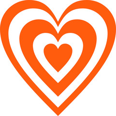 illustration of heart, red heart