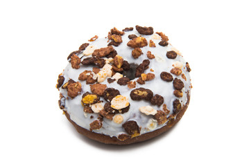 donuts in glaze isolated