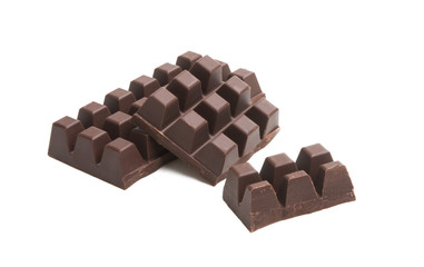 chocolate bar isolated