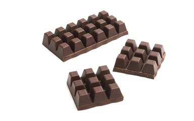 chocolate bar isolated