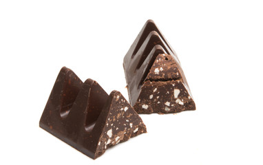 chocolate bar isolated