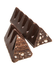 chocolate bar isolated