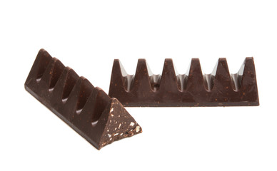 chocolate bar isolated