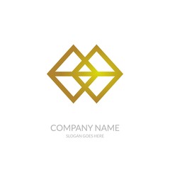 Fototapeta premium Geometric Hexagon Triangle Cube Space Box Business Company Stock Vector Logo Design Template