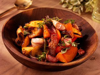 BOWL OF ROASTED VEGETABLES