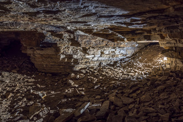 room in limestone mine