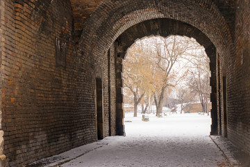 Passage on the fort