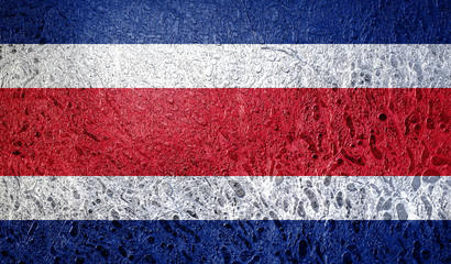 Abstract flag of Costa Rica