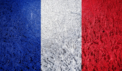 Abstract flag of France