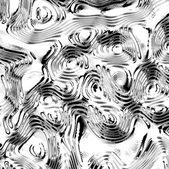 Abstract art design in black and white