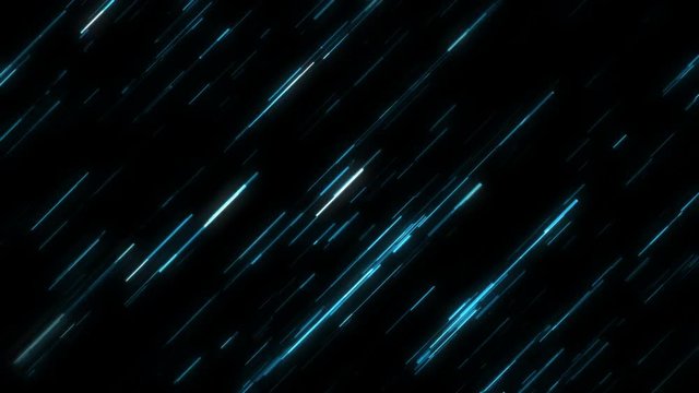 Glitch lines, traveling in dark with high speed, 3d rendering computer generated background