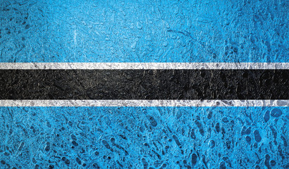 Abstract flag of Botswana