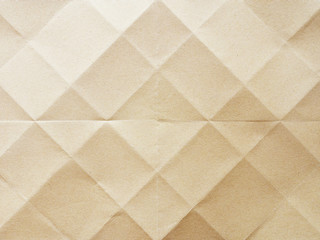 texture of folded kraft paper