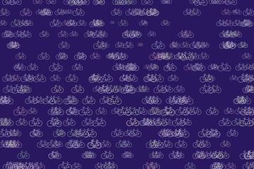 Abstract outline of bicycle generative art background. Pattern, details, wallpaper & graphic.