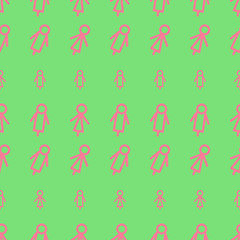 Seamless illustrations of sign of male or female. Wallpaper, repeat, texture & generative.