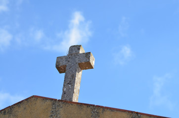 Castelo Palmela Stone Cross 4