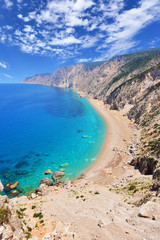 Platia Amos beach, Kefalonia, Greece,