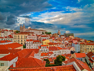 Fototapeta na wymiar Panorama of Lisbon
