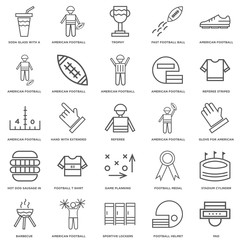 25 linear icons related to Referee striped sportive t shirt, Foo