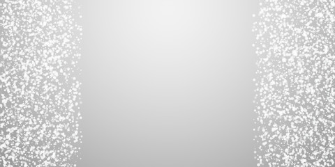 Amazing falling snow Christmas background. Subtle 