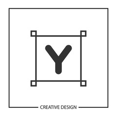 Initial Letter Y Logo Template Vector Design