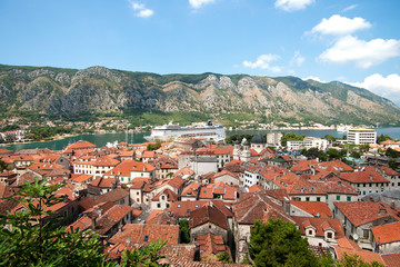 Naklejka na ściany i meble Kotor Old Town in Montenegro