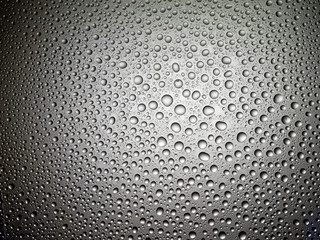CONDENSATION ON CLEAR GLASS