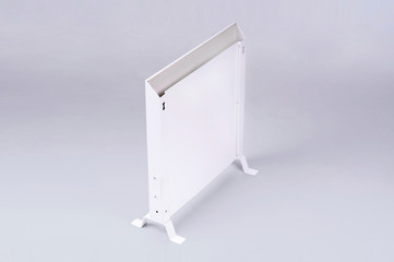 mobile ceramic heater for home on a white background