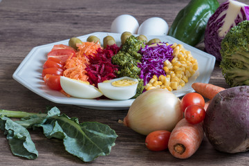 Healthy Food - Salad Plate