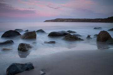 Sunrise Rocks on the Beach
