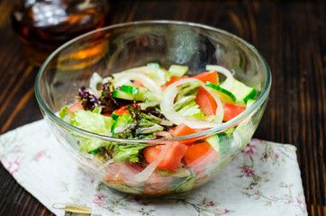 fresh vegetable salad