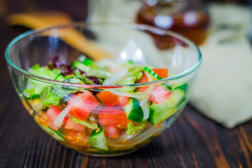 fresh vegetable salad