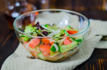 fresh vegetable salad
