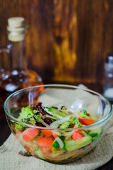 fresh vegetable salad