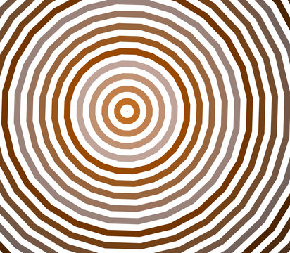 rings of colorful shades in white isolated background - Powered by Adobe