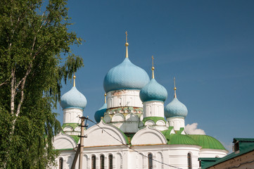 Uglich, Yaroslavl Oblast, Russia - July 13, 2013: Cathedral of the Epiphany