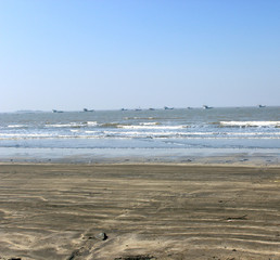 Indain ocean beach view