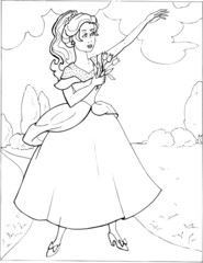 Coloring the Beautiful Princess 30