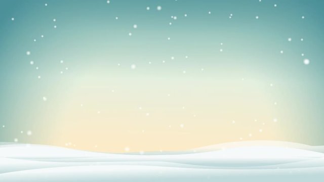 Christmas festive New Year holiday animated backround with Snow wishing you A Very Merry Christmas and Happy New Year for use in greeting card commercials animation 4K