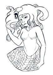 Illustration of Medusa