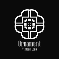 Art deco vintage logo