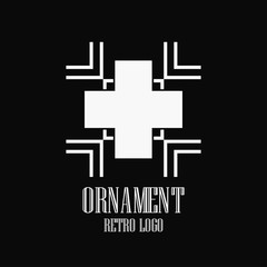 Obraz premium Art deco vintage logo