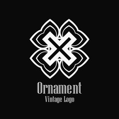 Obraz premium Art deco vintage logo