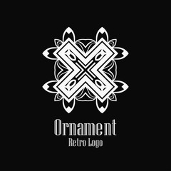 Art deco vintage logo