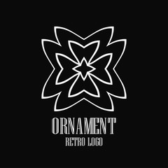 Art deco vintage logo