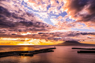 日本、北海道、礼文島、利尻富士、雄大な自然と絶景、秋