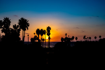 Fototapeta na wymiar California Sunset in Oceanside