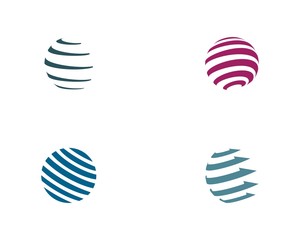 Globe Business vector logo template