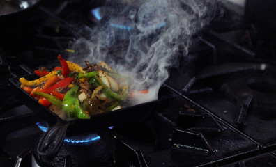 mexican sizzling fajitas